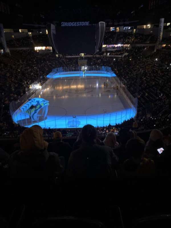 Bridgestone Arena, section: 209, row: G, seat: 10