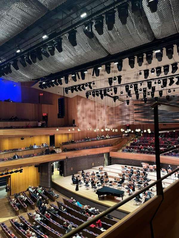David Geffen Hall, section: Second Tier R, row: A, seat: 66