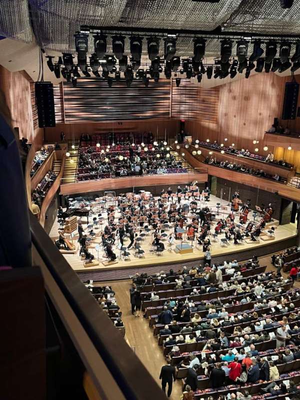 David Geffen Hall, section: Third Tier Side L, row: A, seat: 23