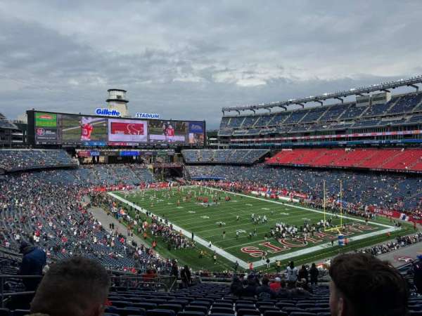Gillette Stadium, section: 224, row: 14, seat: 8