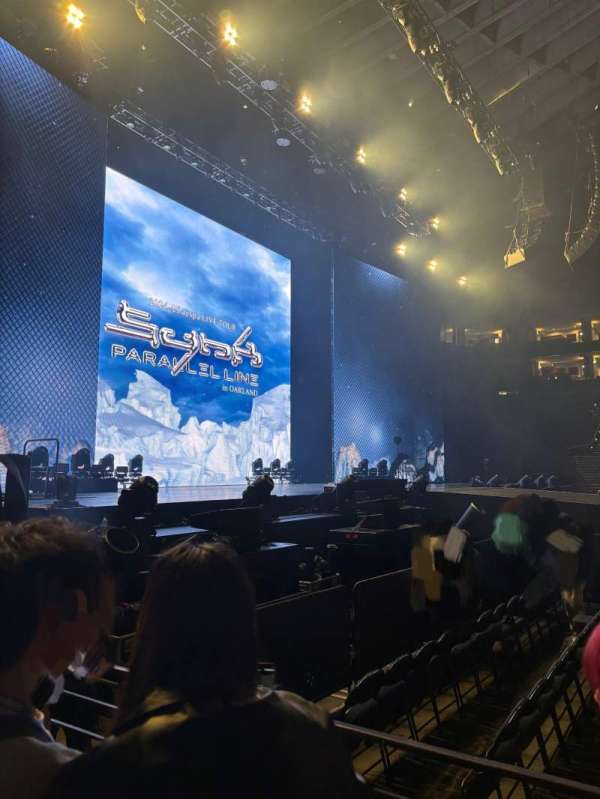 Oakland Arena, section: 116, row: A5, seat: 8