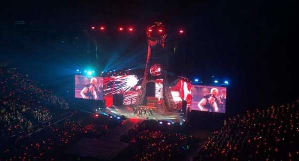 The O2, London, section: 416, row: L