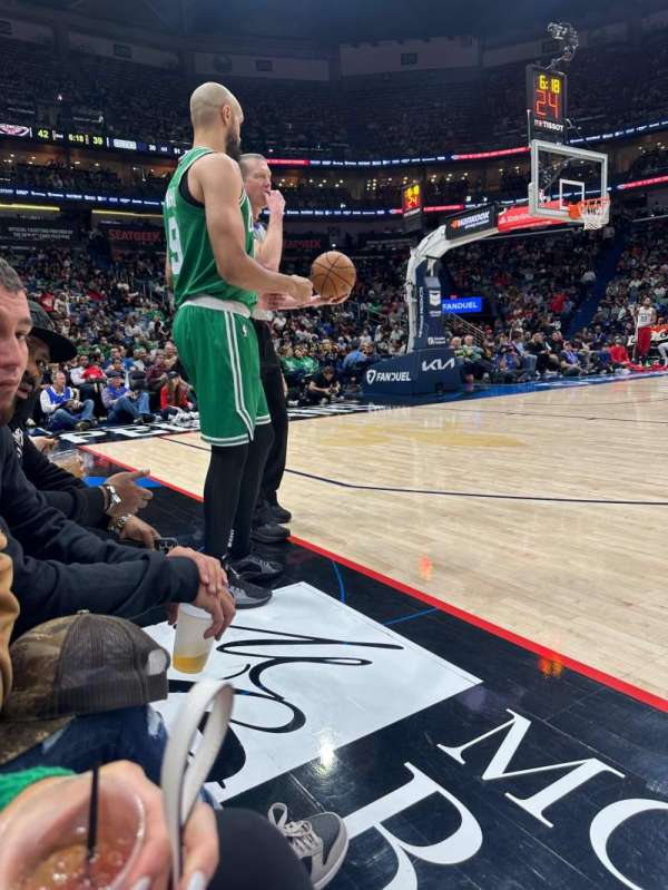 Smoothie King Center, section: 102F, row: AA, seat: 7