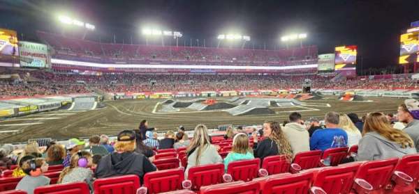Raymond James Stadium, section: 108, row: T, seat: 16