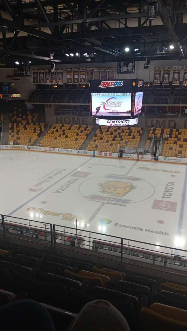 AMSOIL Arena, section: 218, row: 5, seat: 4