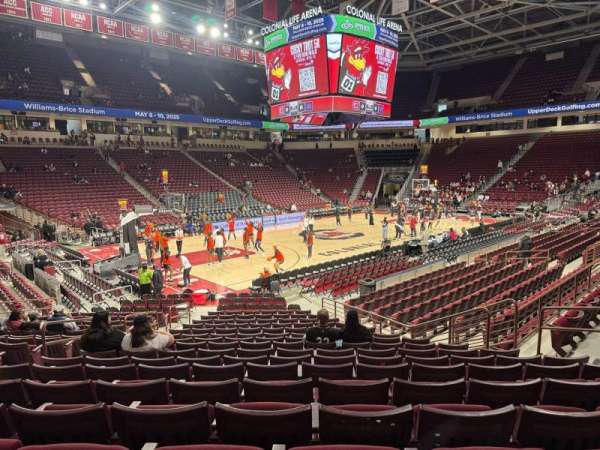 Colonial Life Arena, section: 116, row: 16, seat: 11