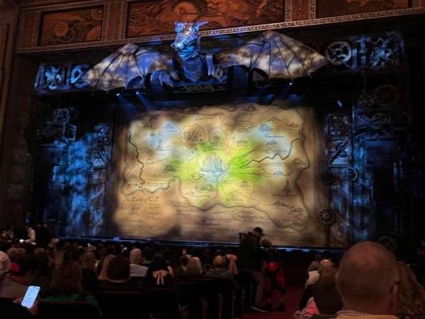 Hollywood Pantages Theatre, section: Orchestra R, row: R, seat: 201