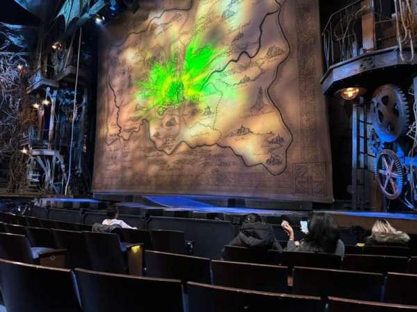Gershwin Theatre, section: Orchestra R, row: B, seat: 10