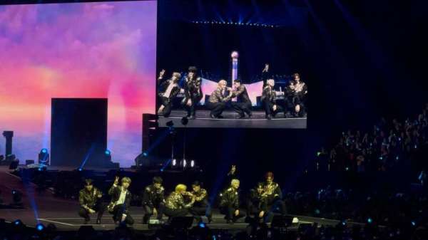 The O2, London, section: 105, row: J, seat: 150