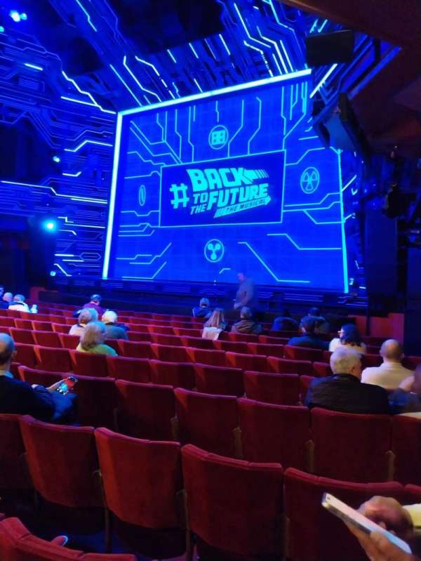 Adelphi Theatre, section: Stalls, row: L, seat: 4