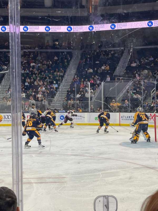 Gas South Arena, section: 121, row: C, seat: 1