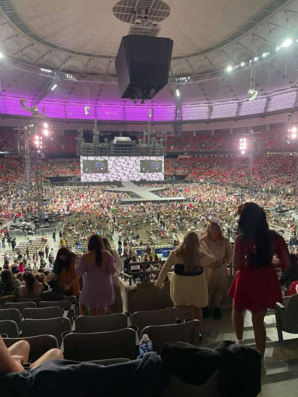 BC Place, section: 202, row: Pp, seat: 101