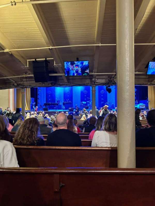Ryman Auditorium, section: MF-5, row: V, seat: 3