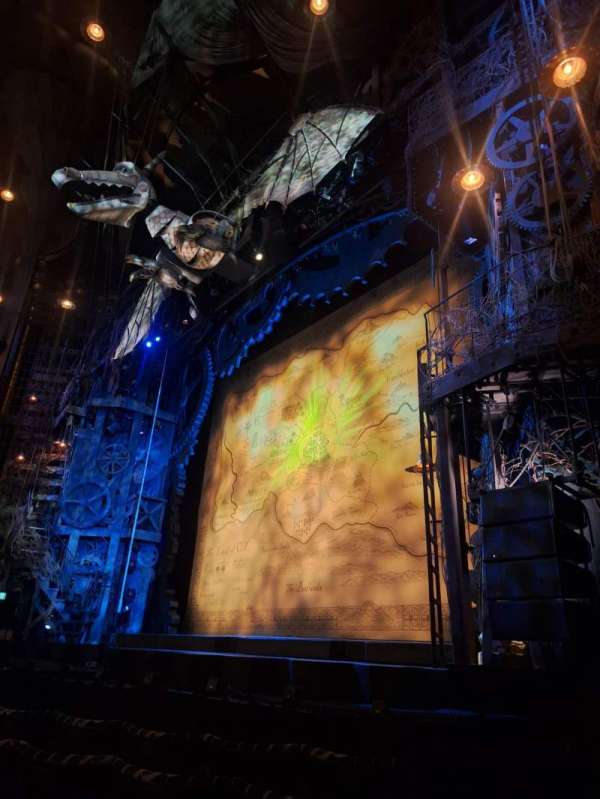 Apollo Victoria Theatre, section: Stalls, row: E, seat: 8