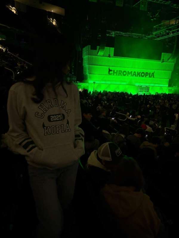 Fiserv Forum, section: 105, row: 9, seat: 3