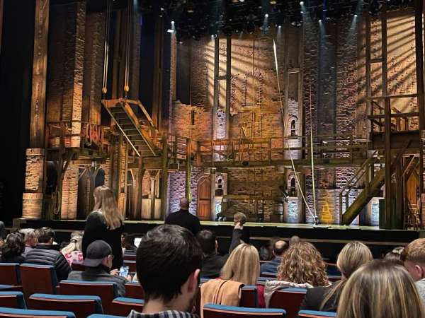 Belk theater, section: Orchestra Front R, row: K, seat: 107