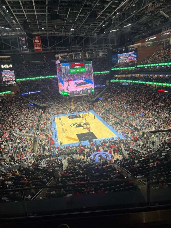 State Farm Arena, section: 216, row: B, seat: 1