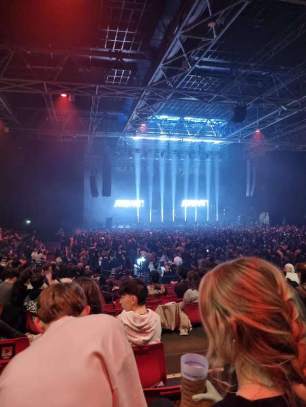 Zénith Paris, section: D, row: 20, seat: 123