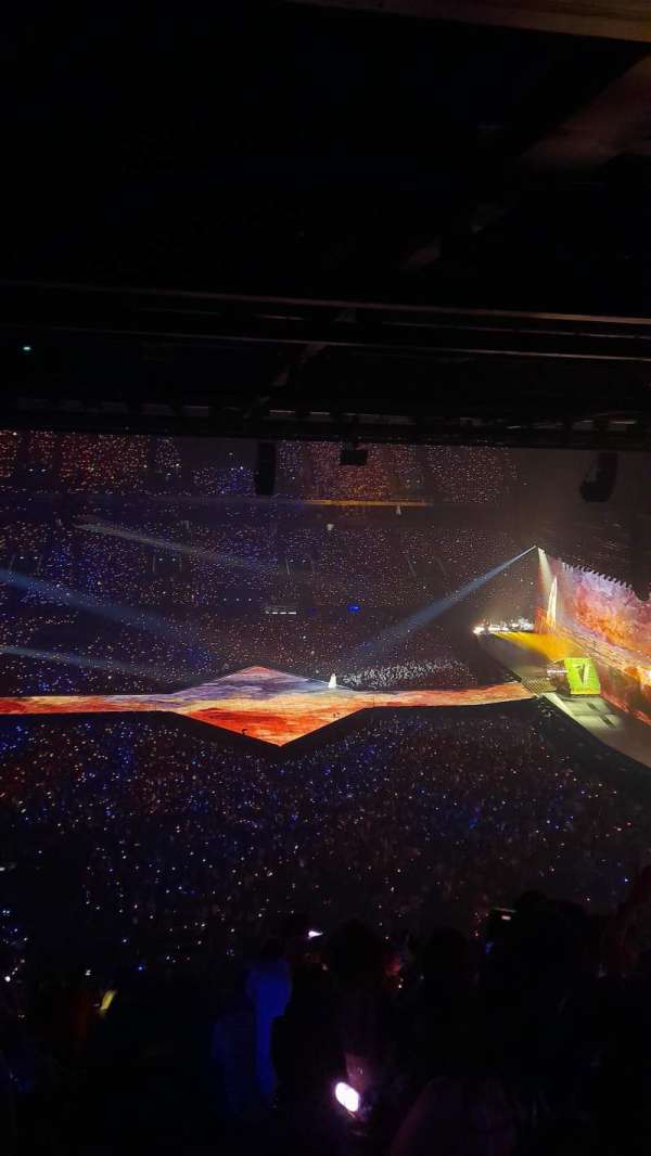 Paris La Défense Arena, section: 418, row: 63, seat: 29