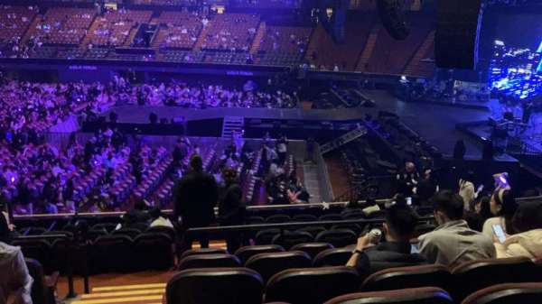 Kia Forum, section: 112, row: 11, seat: 1