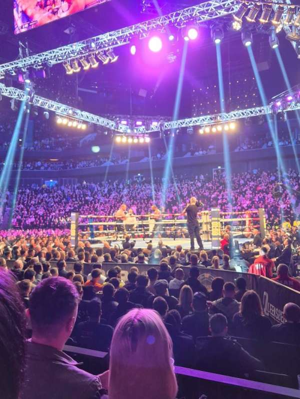 Co-op Live, section: 114, row: 3, seat: 376