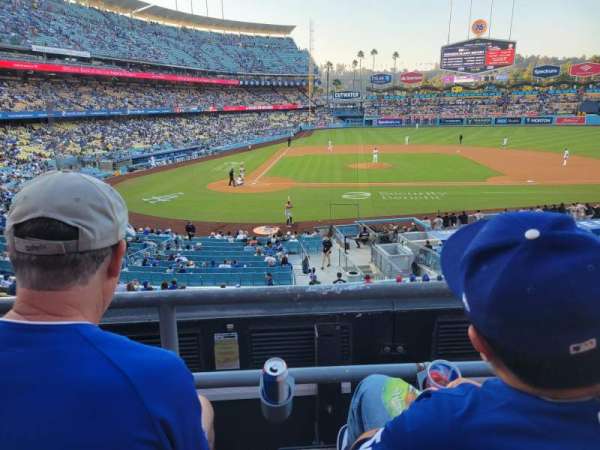 Dodger Stadium, section: 124LG, row: B, seat: 5