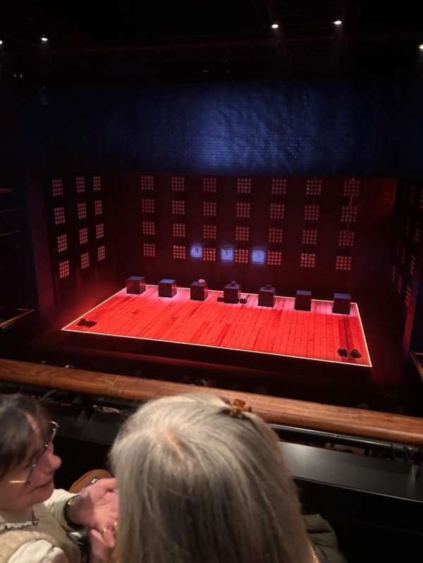 Kiln Theatre, section: Circle, row: B, seat: 3