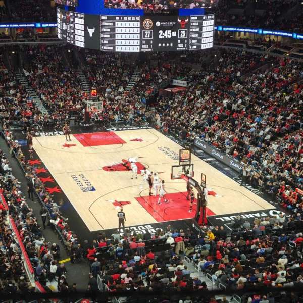 United Center, section: 311, row: 1, seat: 8