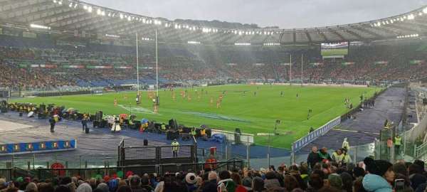 stadio olimpico, section: 23B, row: 22, seat: 15D
