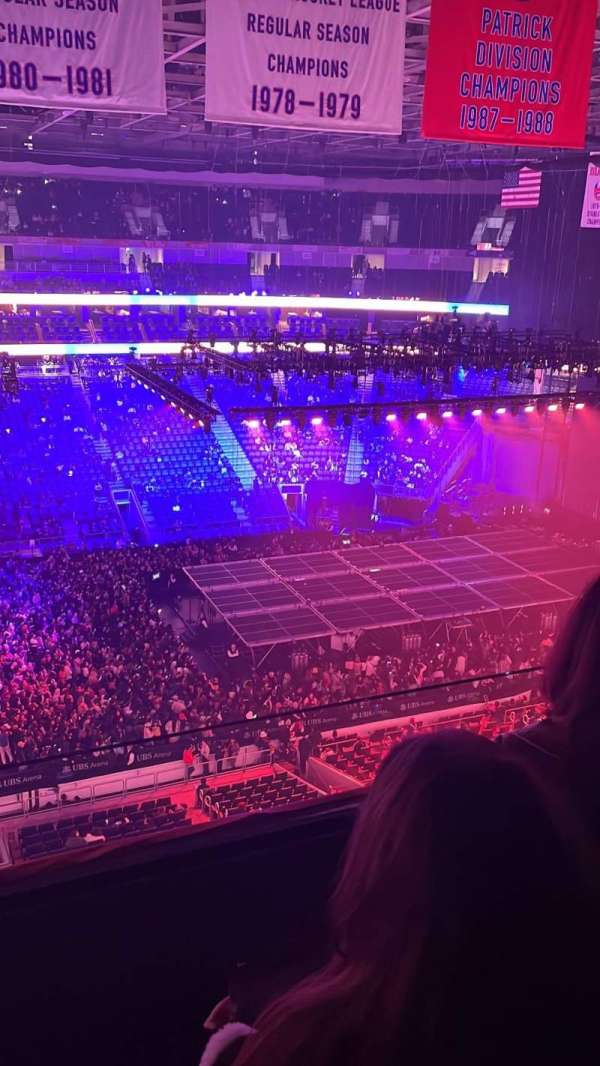 UBS Arena, section: 306, row: 2, seat: 17