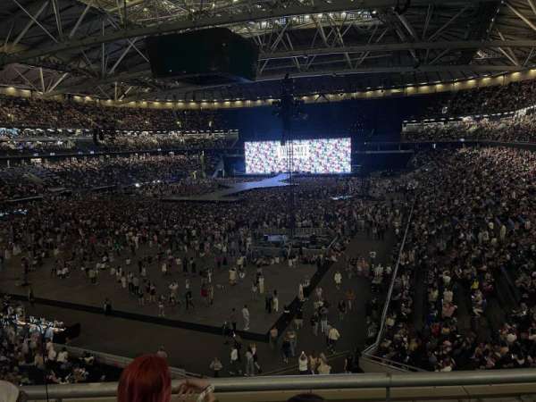 3Arena, Stockholm, section: 204, row: 3, seat: 252