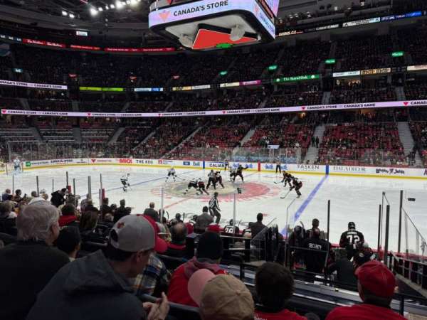 Canadian Tire Centre, section: 105, row: L, seat: 9