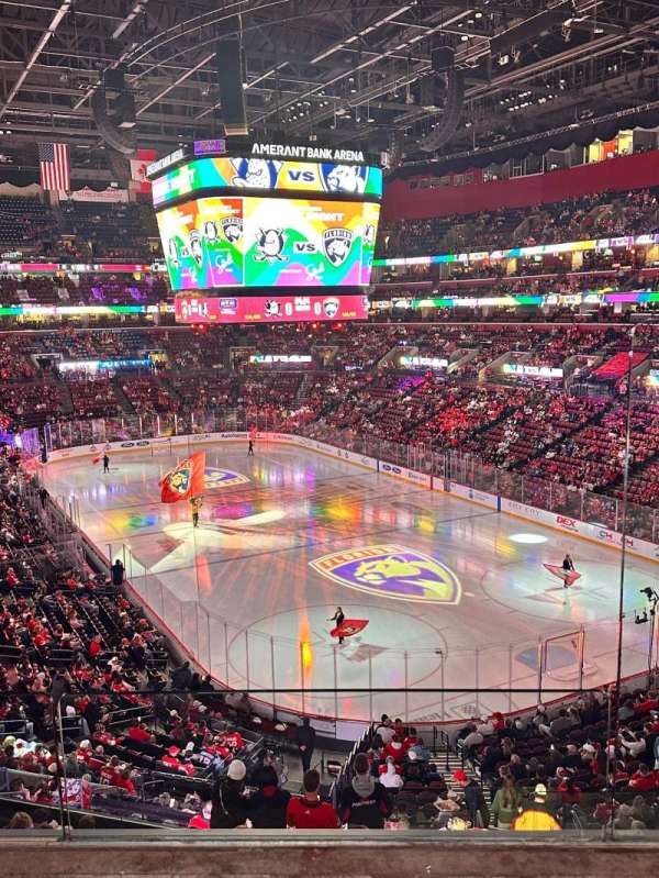 Amerant Bank Arena, section: CL30, row: 2, seat: 2