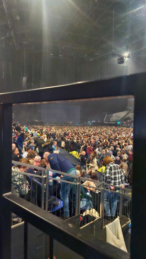 The O2, London, section: 104, row: J, seat: 104