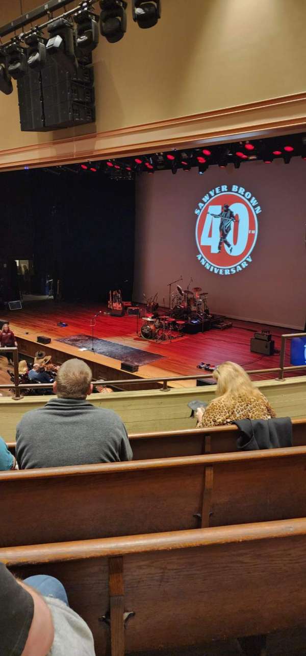 Ryman Auditorium, section: BAL-10, row: E, seat: 6