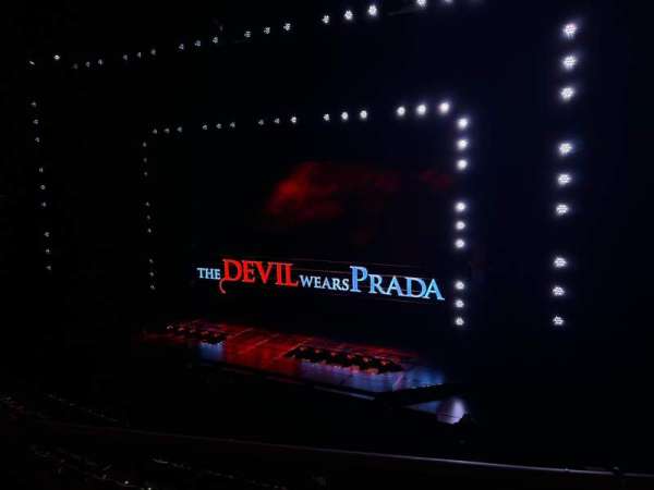 Dominion Theatre, section: Dress Circle, row: A, seat: 11