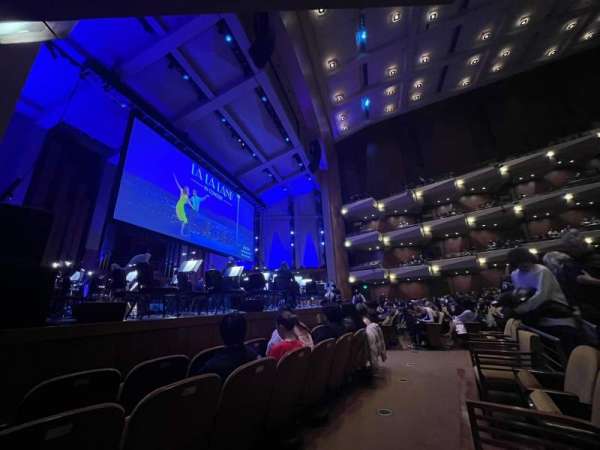 Benaroya Hall, section: Orchestra L, row: D, seat: 12