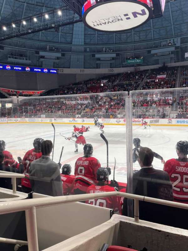 Bojangles' Coliseum, section: 124, row: C, seat: 13