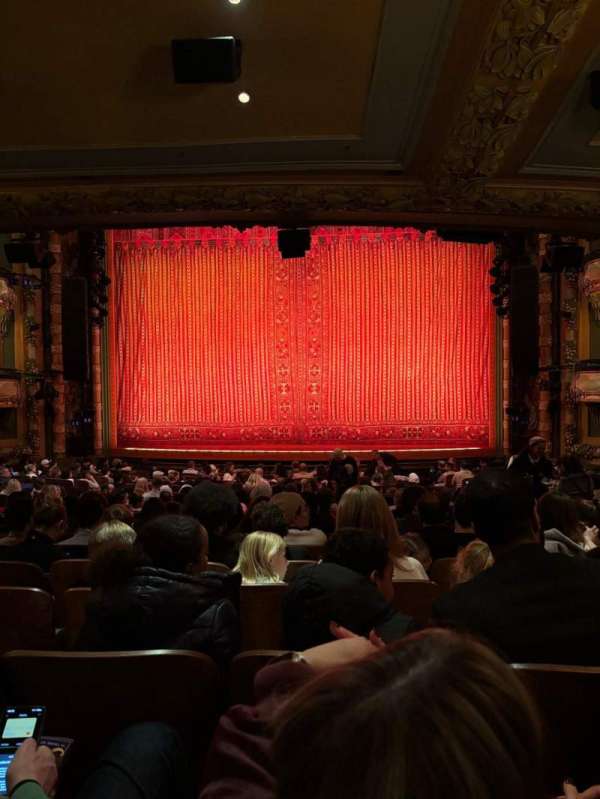 New Amsterdam Theatre, section: Orchestra C, row: V, seat: 101