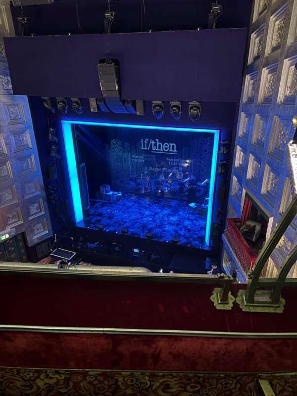 Savoy Theatre, section: Grand Circle, row: B, seat: 1