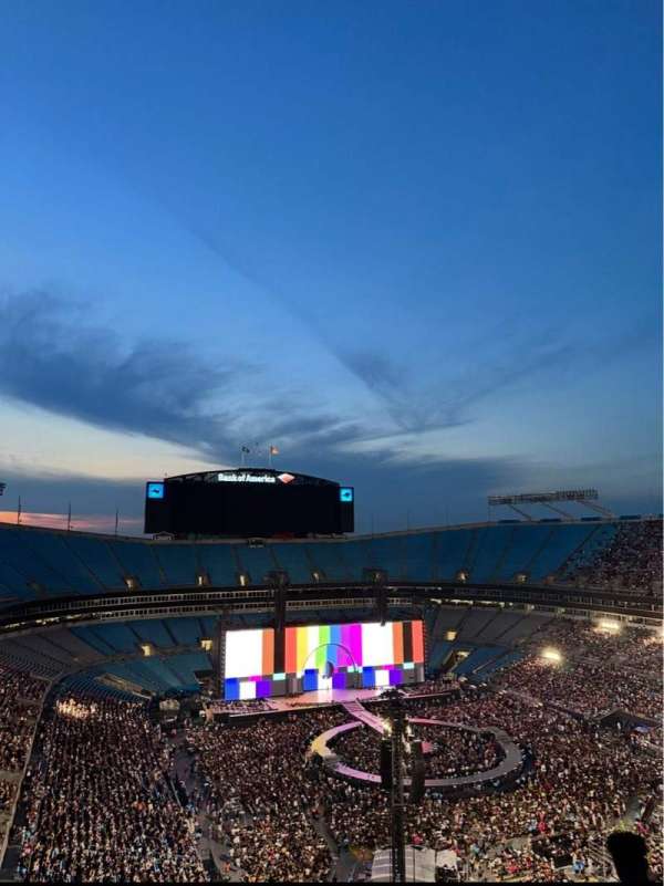 Bank of America Stadium, section: 533, row: 21, seat: 2