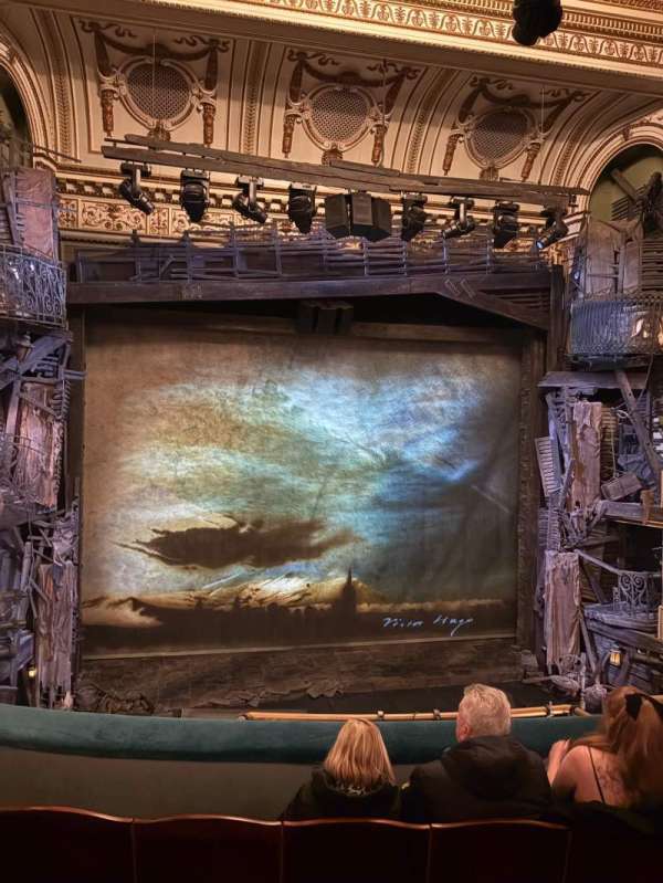 Sondheim Theatre, West End, section: Dress Circle, row: D, seat: 21