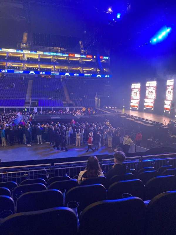 The O2, London, section: 112, row: e