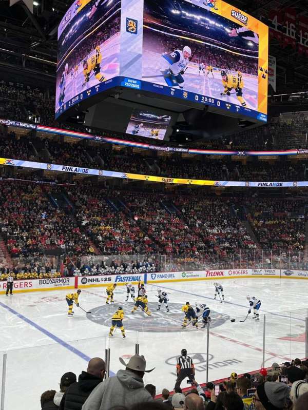 Centre Bell, section: 115, row: F, seat: 3