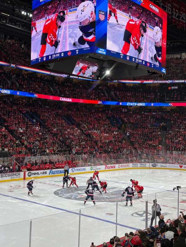 Centre Bell, section: 116, row: G, seat: 3