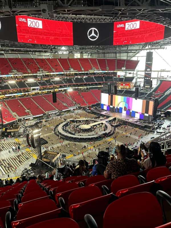 Mercedes-Benz Stadium, section: 316