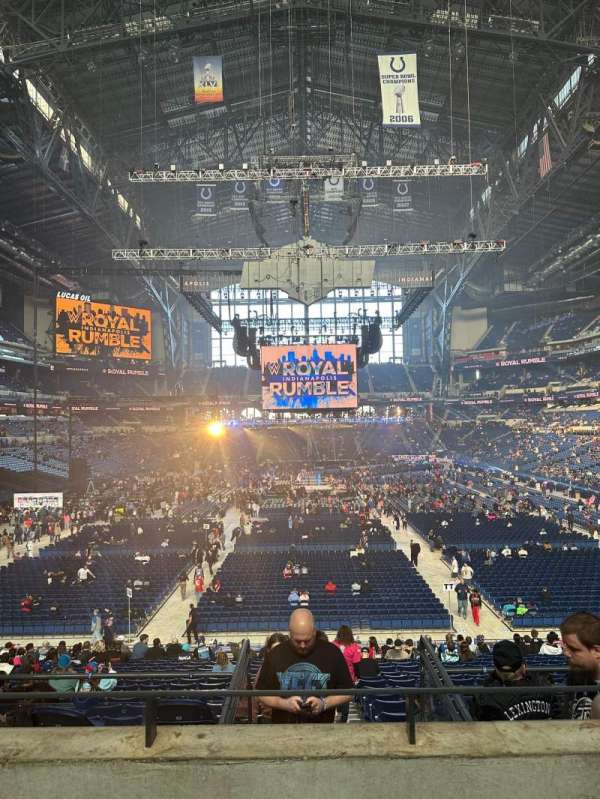 Lucas Oil Stadium, section: 227, row: 2
