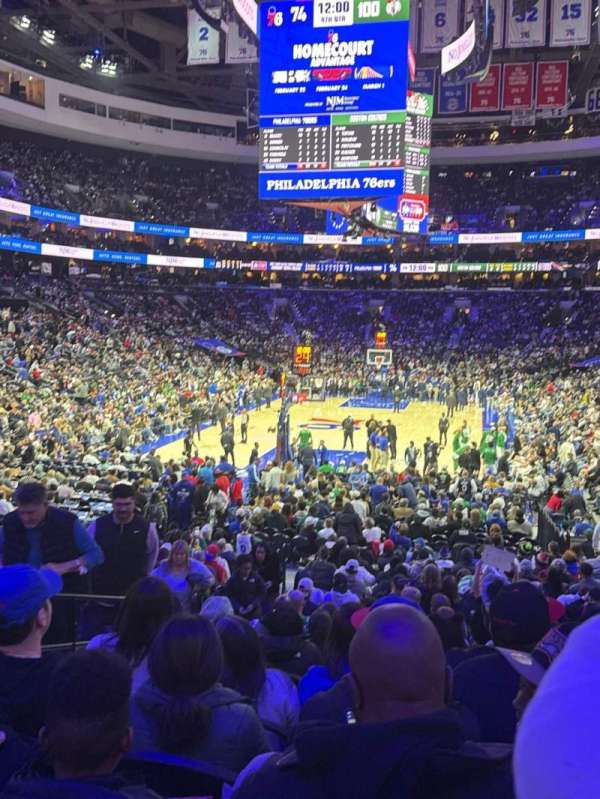 Xfinity Mobile Arena, section: 120, row: 19, seat: 1