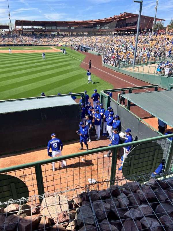 Camelback Ranch, section: LA Bullpen