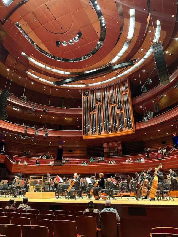 Marian Anderson Hall at the Kimmel Center, section: Orchestra, row: L, seat: 4